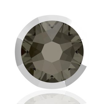 Swarovski Rimmed BLACK DIAMOND / SILVER – ss16